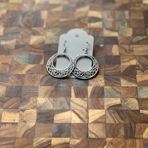 Elegant Silver Hoop Earrings